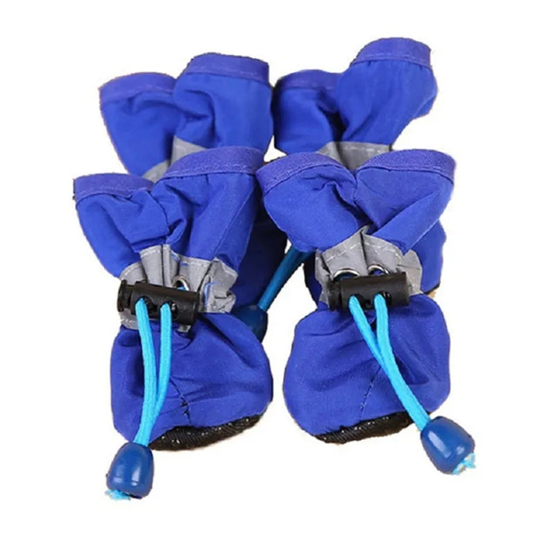 TrekPaws Anti-slip Adventure Booties 4pcs/set Blue