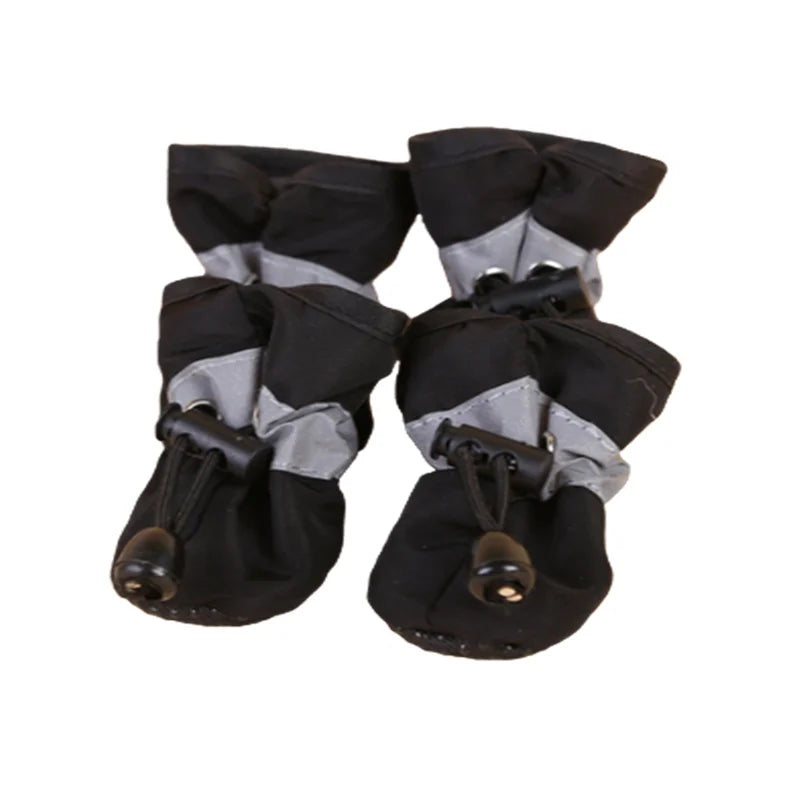 TrekPaws Anti-slip Adventure Booties 4pcs/set Black